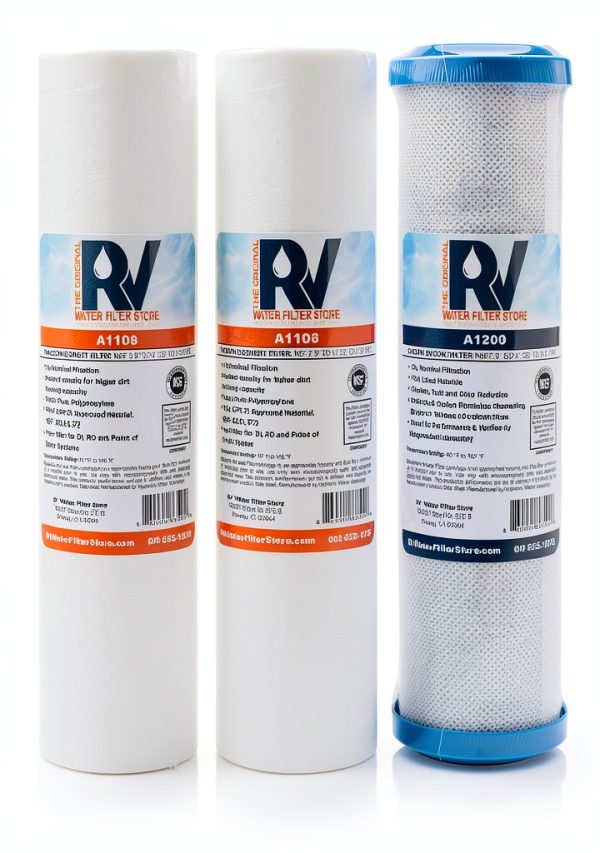 RV Water Filter Store Carbon Fiber Filter Refill Kit-0