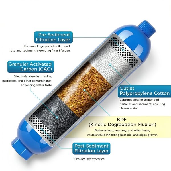 SheeChung RV Water Filter 4 Pack Brass-2