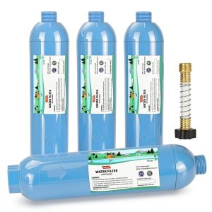 RV Water Filter OULEME Carbon Fiber Inline 4-Pack-0
