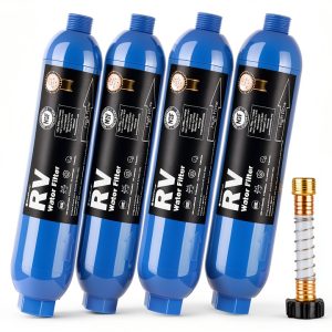 SheeChung RV Water Filter 4 Pack Brass-0