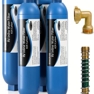 Bringpure RV Water Filter KDF GAC Inline 4 Pack-0
