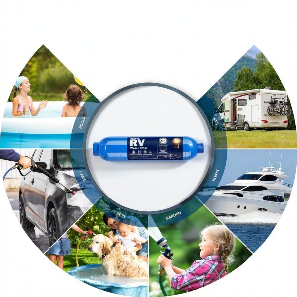 SheeChung RV Water Filter Brass Plastic 3 Pack-5