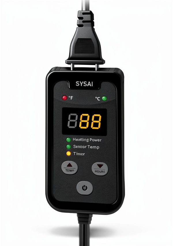 Digital Thermostat Controller SYSAI for Reptile Tank 1A 100W-3