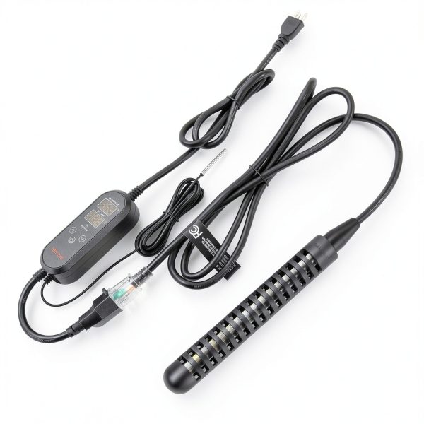 GRILLME 1300W Titanium Fully Submersible Portable Electric Immersion Water Heater with Intelligent Temperature Controller,Bucket Water Heater,Seawater Heater for Fish Tank,Seawater Aquaculture-0