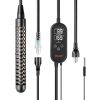 GRILLME 1300W Titanium Fully Submersible Portable Electric Immersion Water Heater with Intelligent Temperature Controller,Bucket Water Heater,Seawater Heater for Fish Tank,Seawater Aquaculture-1