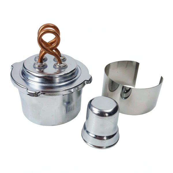 Premium 42002 Dual Wick Alcohol Burner 100 mL Silver Bronze Lab Heater-0