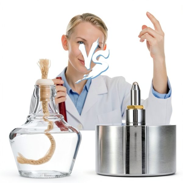 Alcohol Lamp Burner Annhua 150ML Bunsen with 5 Wicks Funnel Droppers-6