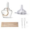 Alcohol Lamp Burner Annhua 150ML Bunsen with 5 Wicks Funnel Droppers-7