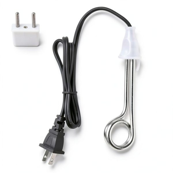 Travel Immersion Water Heater 300W Dual Voltage White HomeInn Heater-0