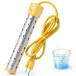 Portable Water Heater KVNTOOLS Immersion Yellow R15 1500W Stainless-0