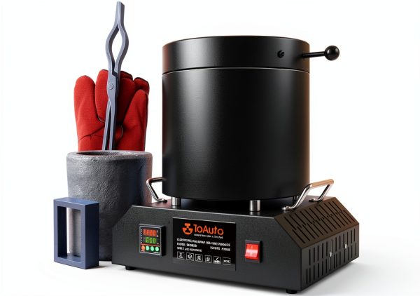 TOAUTO 8KG Electric Aluminum Melting Furnace TAF8000, 1800W PID-0