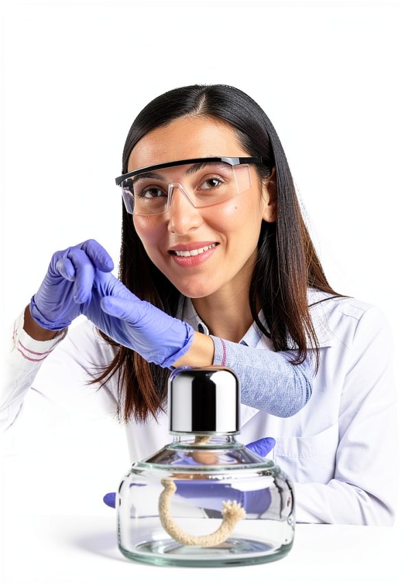 Dental Alcohol Lamp Glass Alcohol Burner Lamp Dental Lab Equipment Heating Come with Metal Cap 150ml-2