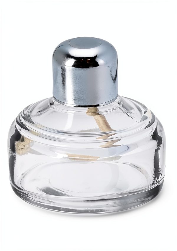 QWORK Alcohol Lamp, 2 Pack 120ml Glass Dental Alcohol Burner Lamp, Lab Equipment Heating Bottle, Bunsen Burners with Cotton Wick and Metal Cap, for Science Experiments-6