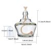 Empty Alcohol Lamp Bottle Glass Alcohol Burner Lamp Dental Lab or School Chemistry lab Equipment Heating Come with 5 Replacement Wicks and 3 Funnel -150ml-1