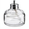 QWORK Alcohol Lamp, 2 Pack 120ml Glass Dental Alcohol Burner Lamp, Lab Equipment Heating Bottle, Bunsen Burners with Cotton Wick and Metal Cap, for Science Experiments-5