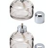 QWORK Alcohol Lamp, 2 Pack 120ml Glass Dental Alcohol Burner Lamp, Lab Equipment Heating Bottle, Bunsen Burners with Cotton Wick and Metal Cap, for Science Experiments-0