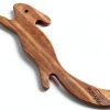 Rubark Beech Wood Oven Rack Puller Long Handle Tool for Air Fryer-0