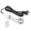 Immersion Water Heater 300W 120/240V Portable Immersion Water Heater Element, Instant Immersion Cup Mug Heater Fit Camping Traveling Coffee/Tea/Soup Electric Water Portable Reheater-0