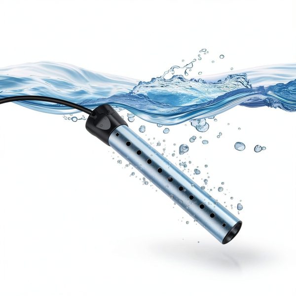 2000W Immersion Water Heater Electric,Portable Water Heater with 304 S S Guard and LCD Thermometer, Anti-Scald, Fast Heating in Minutes Suitable for Bathtub and Bucket-1