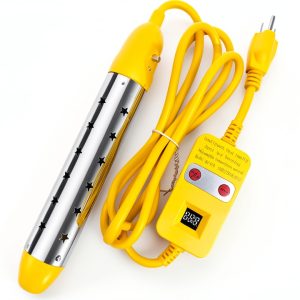 Portable Water Heater – 1500W Immersion Heater for Bathtub, Bucket, Hot Tub, and Mini Inflatable Pool – Fast Heating with Rust-Resistant 304 Stainless Steel Cap-0
