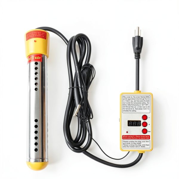 Immersion Water Heater 304 Stainless Steel Portable Hot Tub Heater for-1