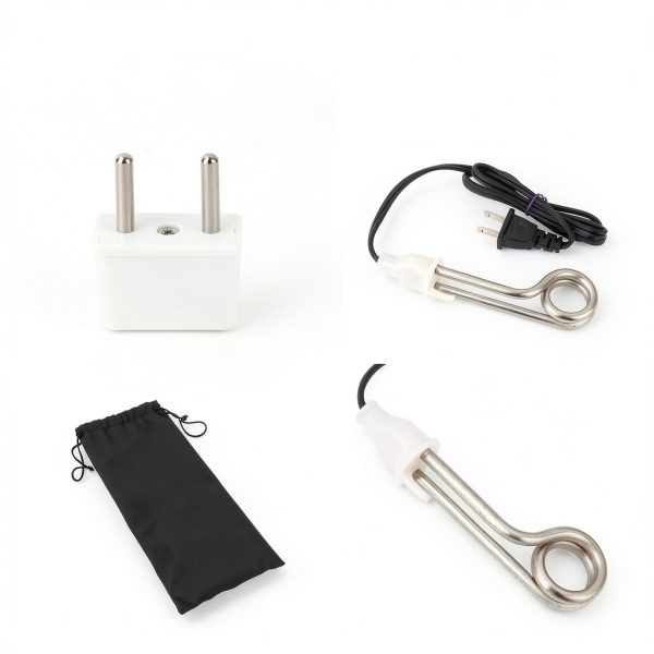 Travel Immersion Water Heater 300W Dual Voltage White HomeInn Heater-3