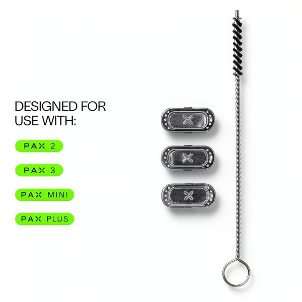 PAX Premium Maintenance Kit – Essential Supplies to Take Care of Your PAX – Includes Three 3D Oven Screens & a Wire Brush-1