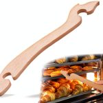 Wooden Oven Rack Puller by Ymapinc, Long Handle Wooden Tool for Safe-0