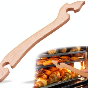 Wooden Oven Rack Puller by Ymapinc, Long Handle Wooden Tool for Safe-0