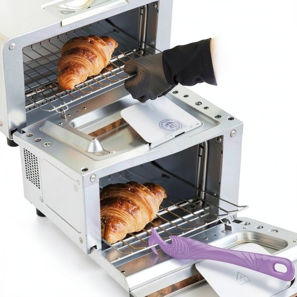 Oven Rack Push Pull Tool 2-Pack 11 Inch Violet - ziHenryDa for Toaster-2