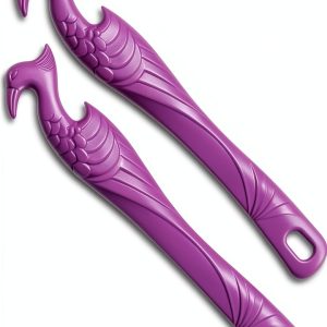 Oven Rack Push Pull Tool 2-Pack 11 Inch Violet - ziHenryDa for Toaster-0