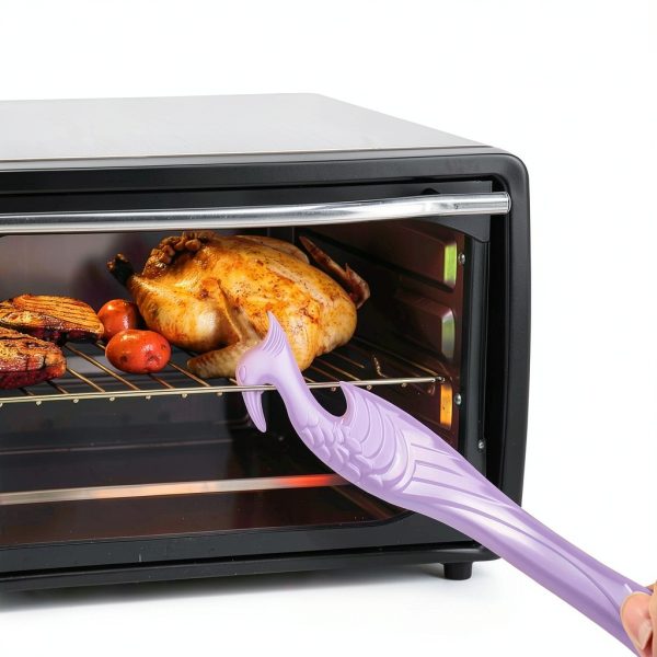 Oven Rack Push Pull Tool 2-Pack 11 Inch Violet - ziHenryDa for Toaster-1